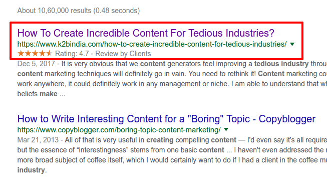 Questionnaire Titles